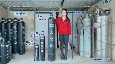 高圧ガス容器の種類・サイズ